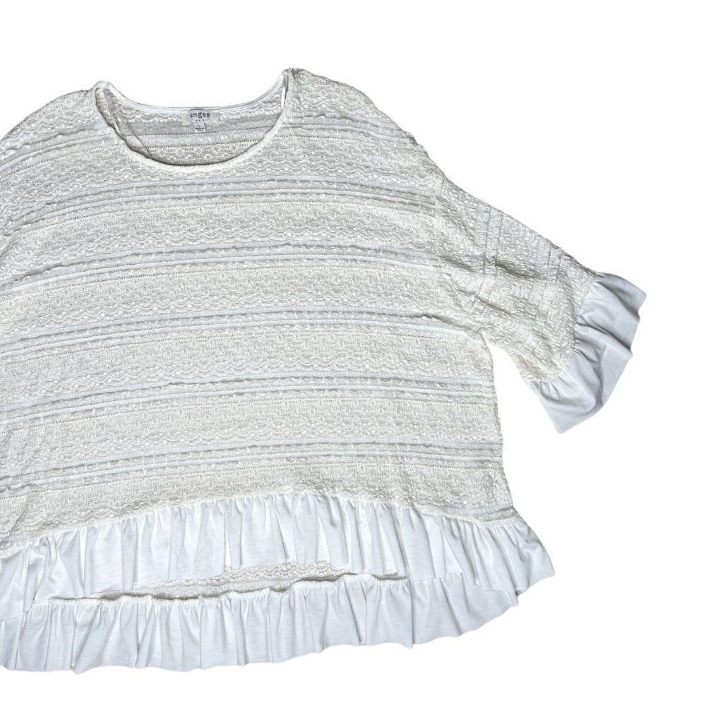 UMGEE Ruffle Sleeve Boho Ruffle Blouse - Picture 3 of 8